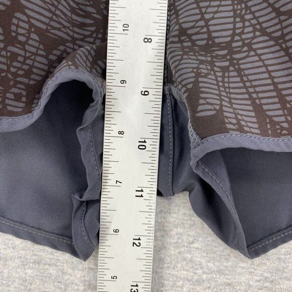 MPG Running Shorts Womens Medium Gray Running Floral Gym Yoga Activewear - Picture 9 of 12